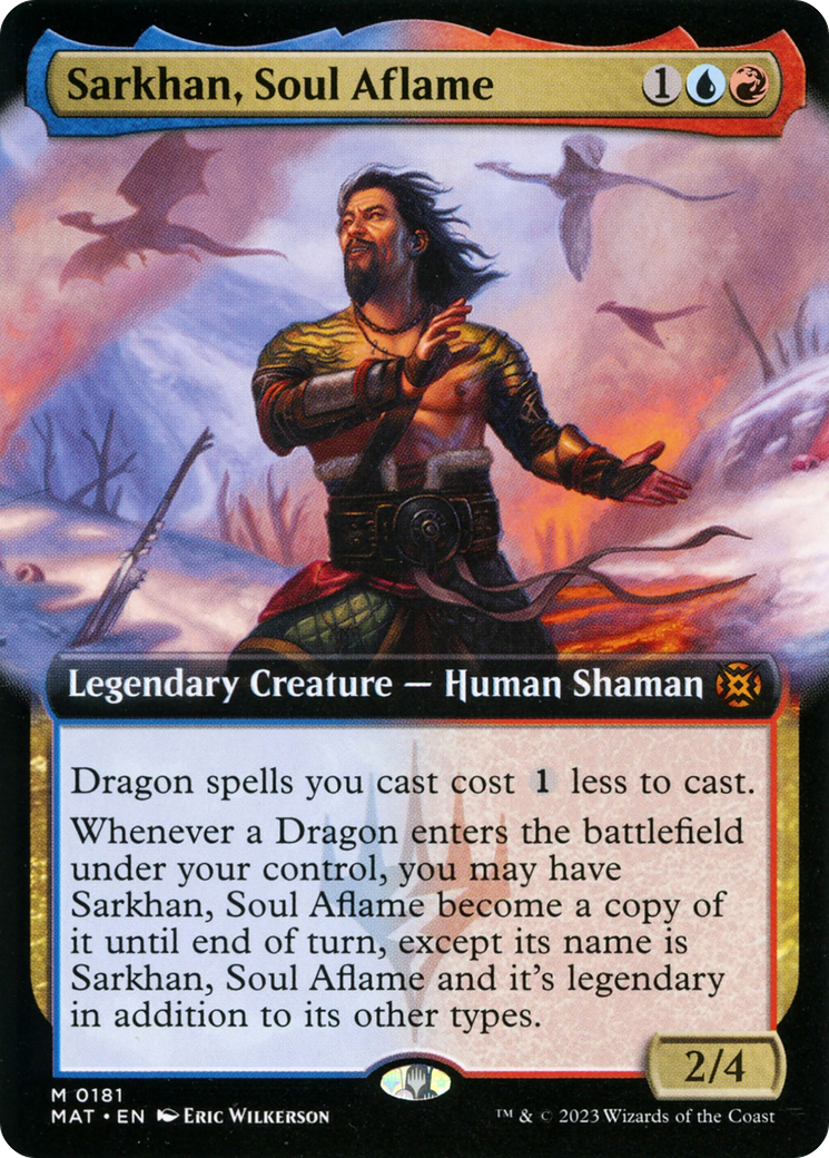 Sarkhan, Soul Aflame (Extended Art) (MAT-181) - March of the Machine: The Aftermath: (Extended Art)