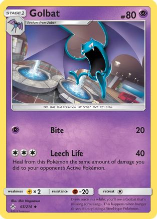 Golbat/214  SM  Unbroken Bonds - Uncommon