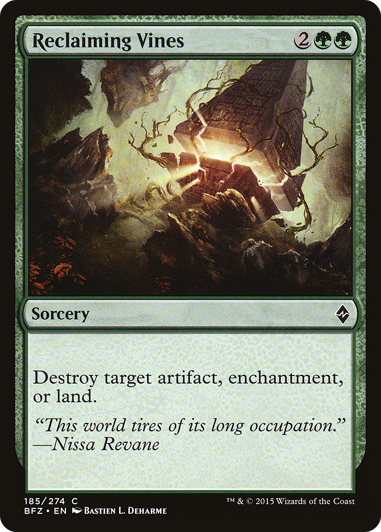 Reclaiming Vines (BFZ-185) - Battle for Zendikar Foil