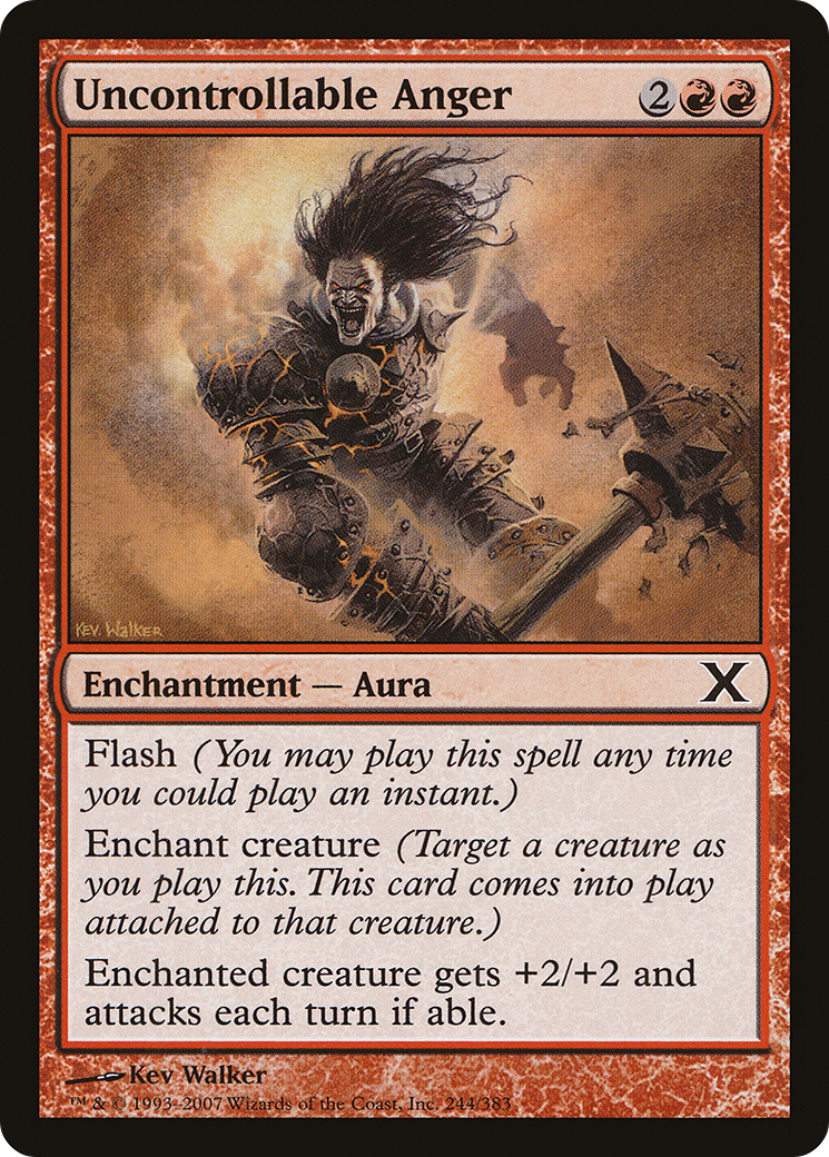Uncontrollable Anger (10E-244) - Tenth Edition