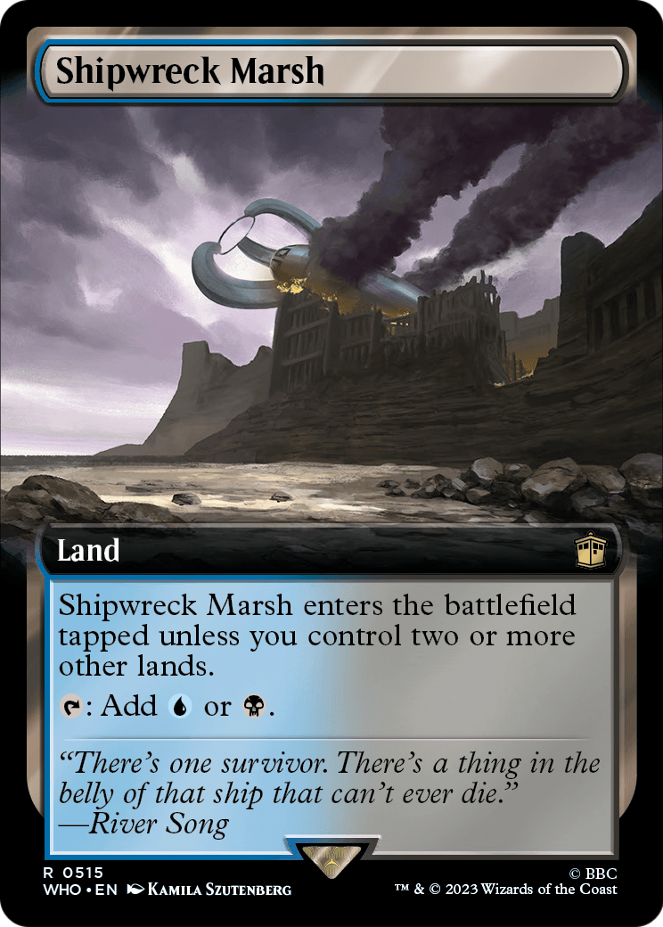 Shipwreck Marsh (Extended Art) (WHO-515) - Doctor Who: (Extended Art)