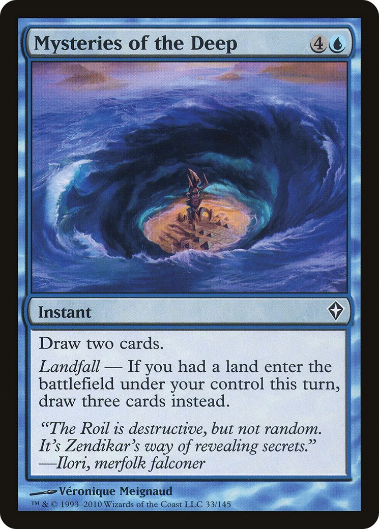 Mysteries of the Deep (WWK-033) - Worldwake Foil