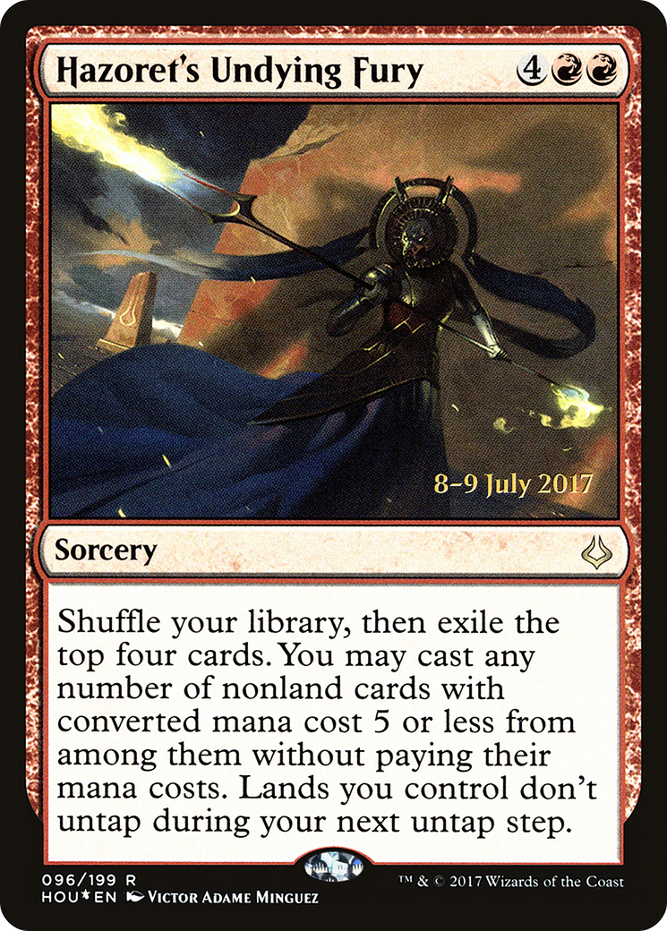 Hazoret's Undying Fury (PRE-96S) - Hour of Devastation Promos Foil