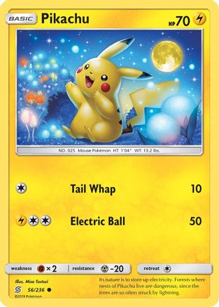 Pikachu (56) (56) 056  SM  Unified Minds - Common