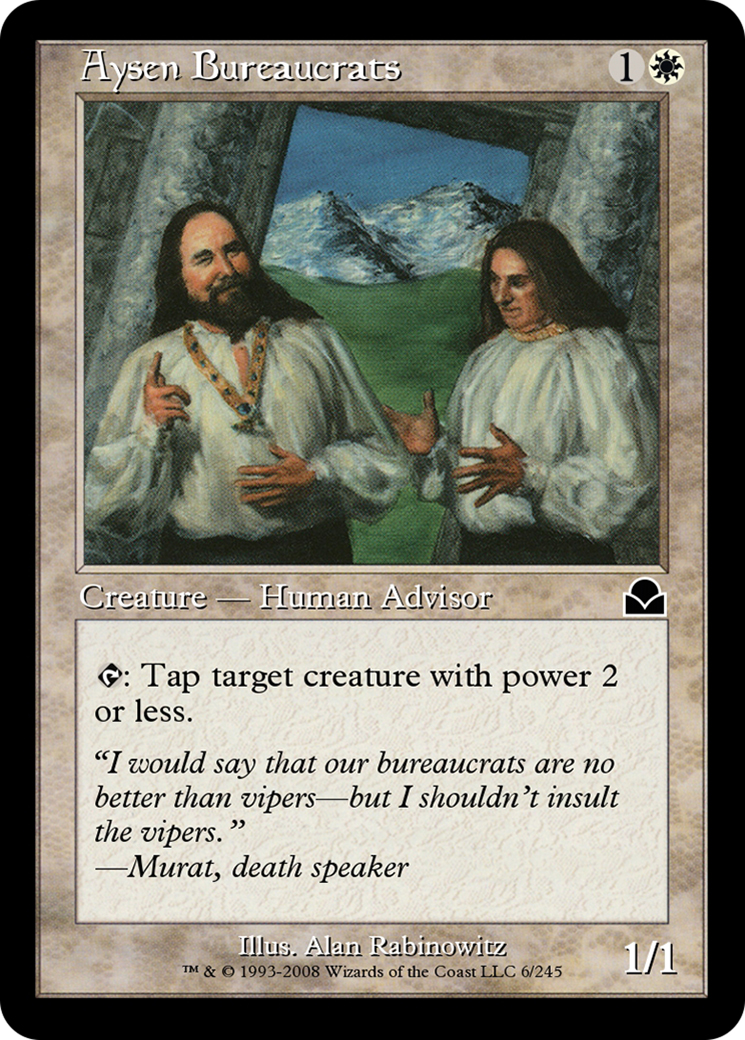 Aysen Bureaucrats (ME2-006) - Masters Edition II