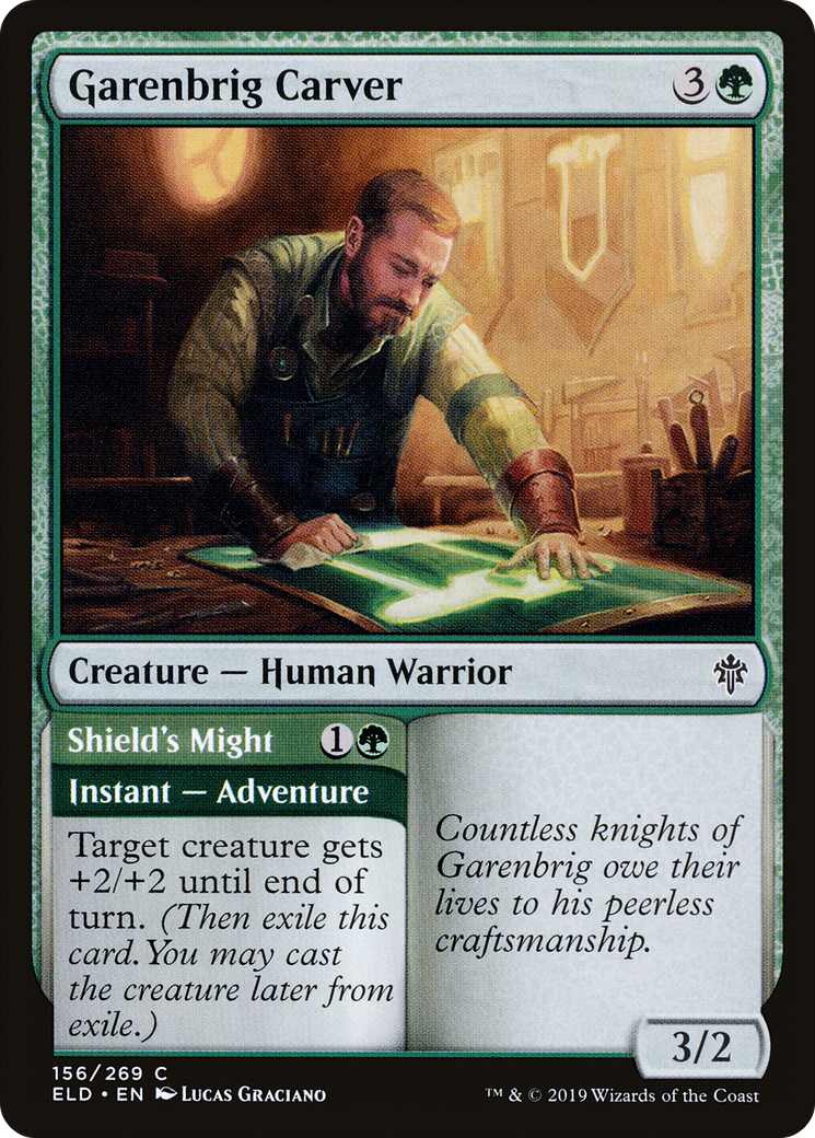 Garenbrig Carver (ELD-156) - Throne of Eldraine Foil