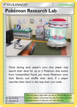 Pokemon Research Lab 205  SM  Unified Minds - Uncommon