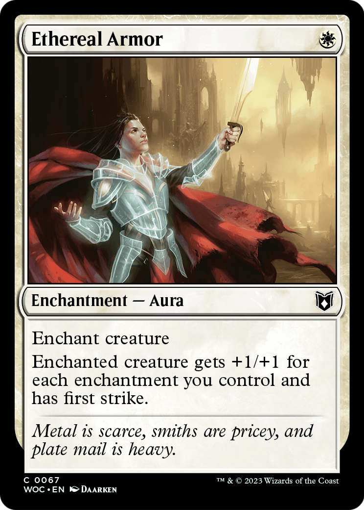 Ethereal Armor (WOC-067) - Wilds of Eldraine Commander