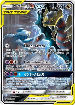 Garchomp & Giratina GX SM193  - Holofoil SM Promos - Promo