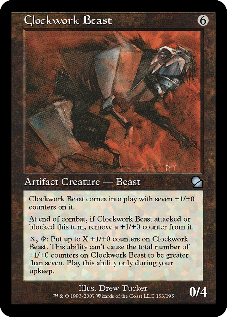 Clockwork Beast (ME1-153) - Masters Edition Foil