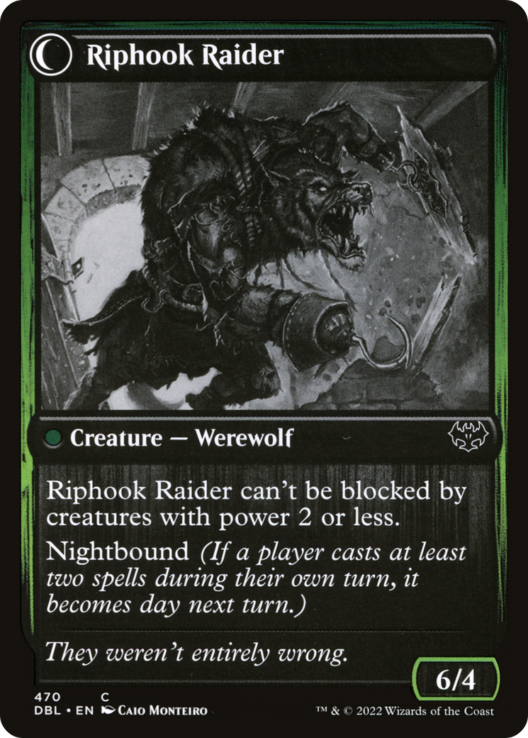 Hookhand Mariner (DBL-470) - Innistrad: Double Feature: (Double Faced Transform) Foil