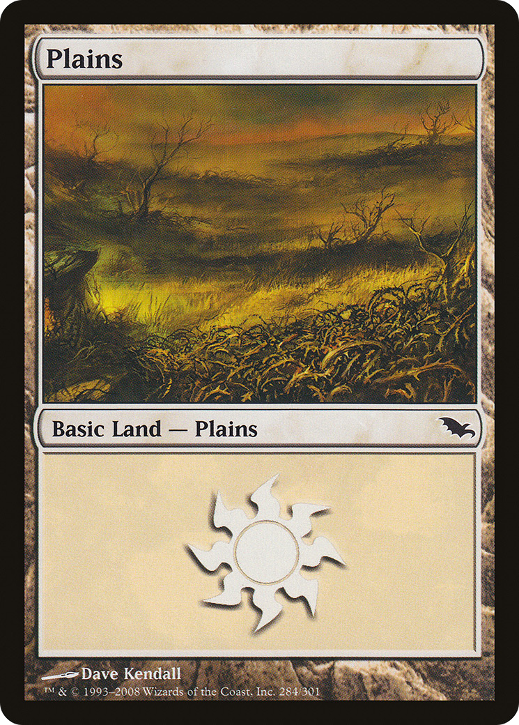 Plains (284) (SHM-284) - Shadowmoor Foil