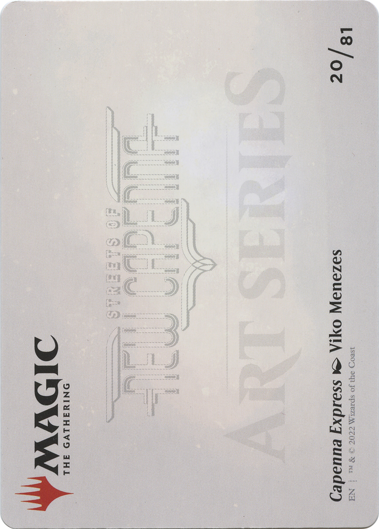 Capenna Express // Capenna Express (ASNC-020) - New Capenna Art Series (Borderless) Foil