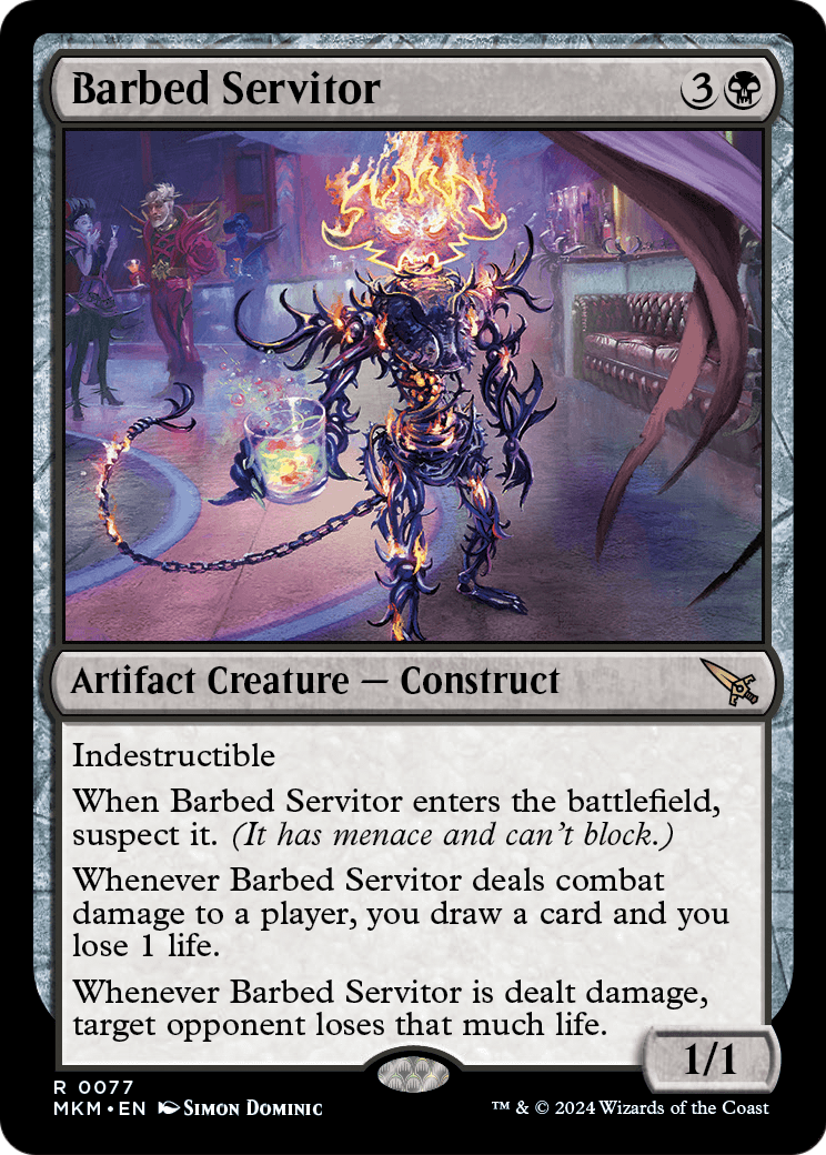 Barbed Servitor (MKM-077) - Murders at Karlov Manor