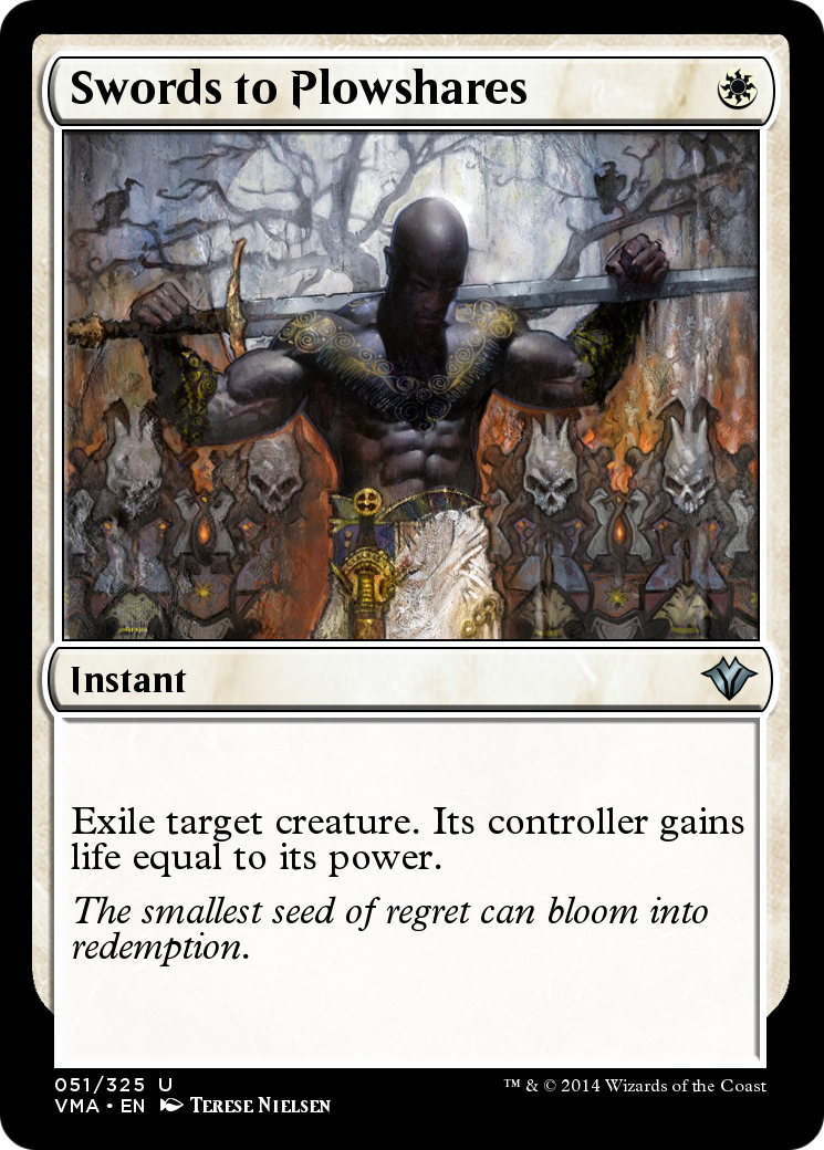 Swords to Plowshares (VMA-051) - Vintage Masters