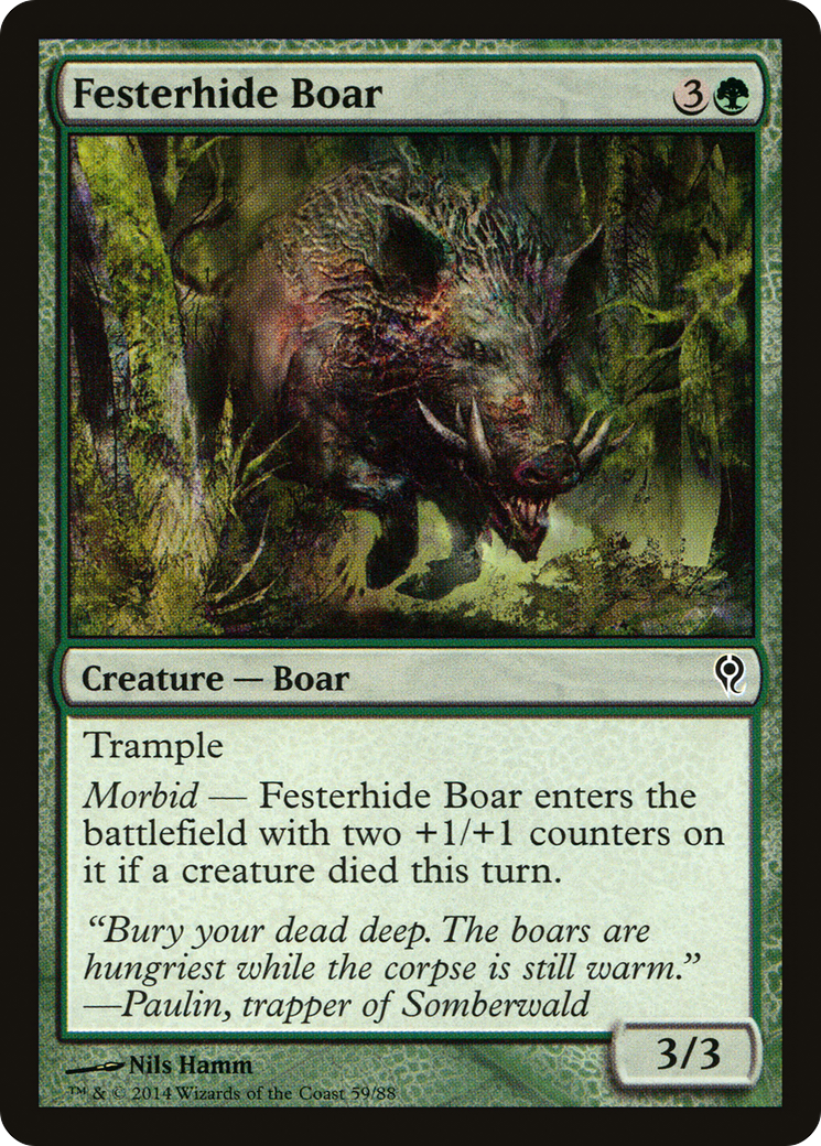 Festerhide Boar (DDM-059) - Duel Decks: Jace vs. Vraska