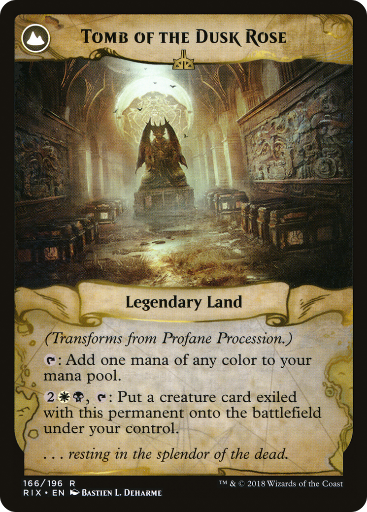 Profane Procession (RIX-166) - Rivals of Ixalan: (compasslanddfc)