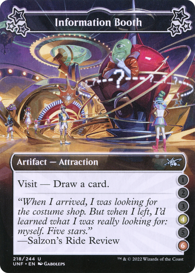 Information Booth (4-6) (UNF-218) - Unfinity Foil