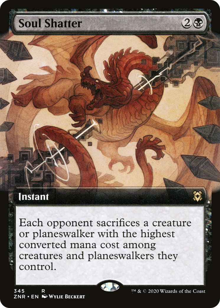 Soul Shatter (Extended Art) (ZNR-345) - Zendikar Rising: (Extended Art)
