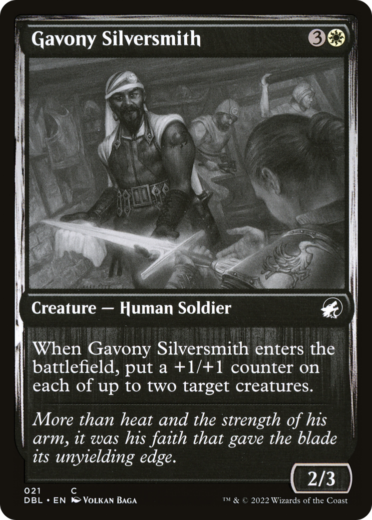 Gavony Silversmith (DBL-021) - Innistrad: Double Feature Foil