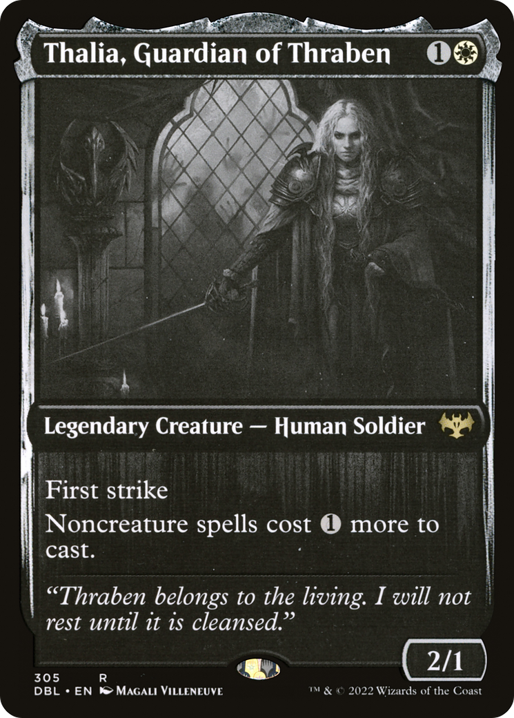 Thalia, Guardian of Thraben (DBL-305) - Innistrad: Double Feature Foil