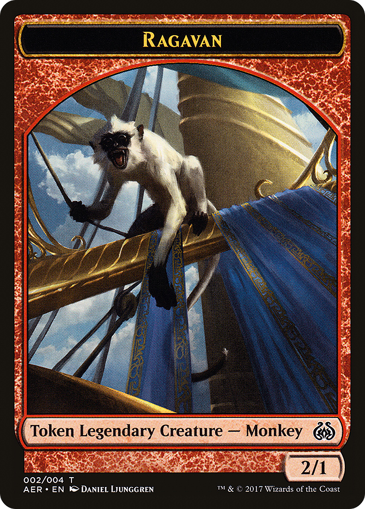 Ragavan Token (AER-002) - Aether Revolt Tokens