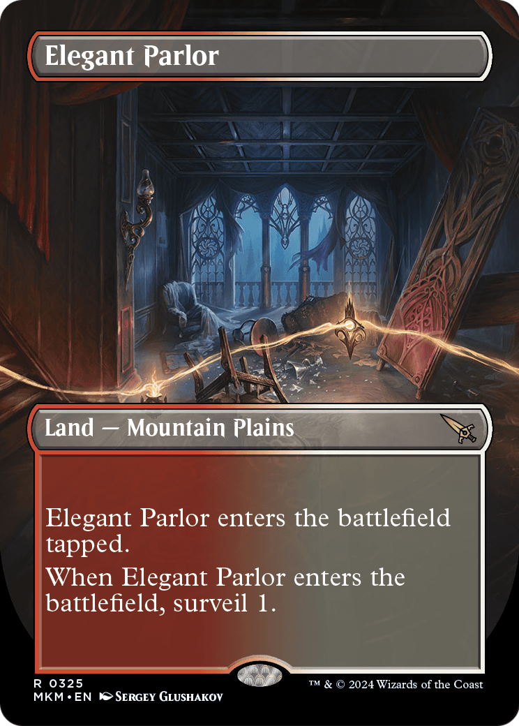 Elegant Parlor (Borderless) (MKM-325) - Murders at Karlov Manor Foil