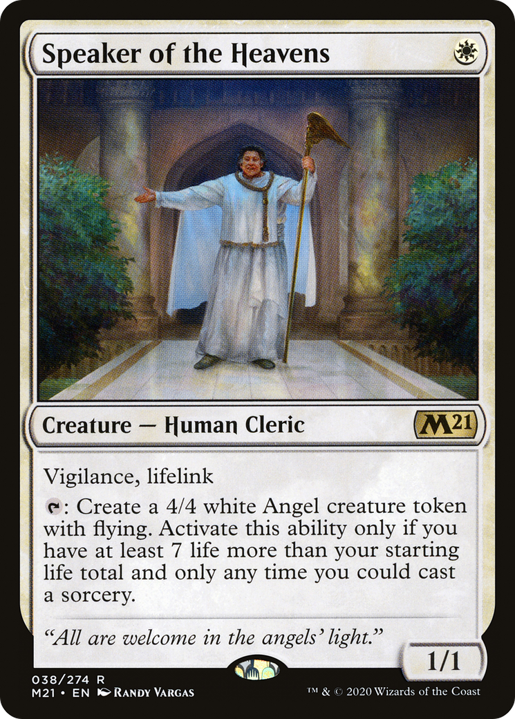 Speaker of the Heavens (M21-038) - Core Set 2021 Foil