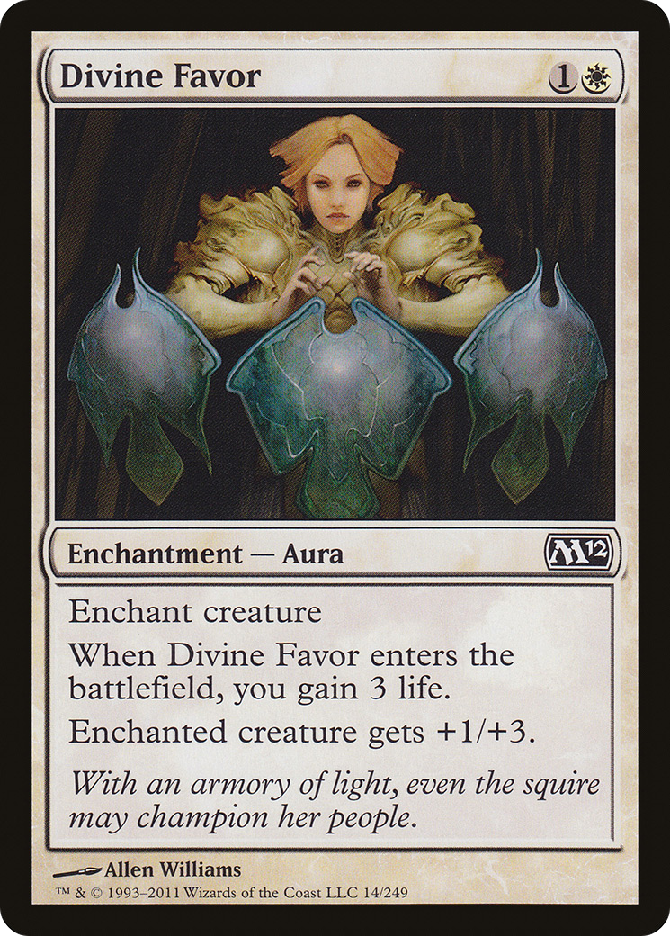 Divine Favor (M12-014) - Magic 2012 Foil
