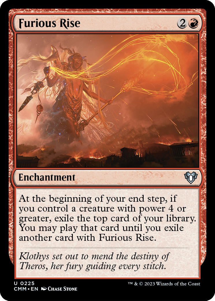Furious Rise (CMM-225) - Commander Masters Foil