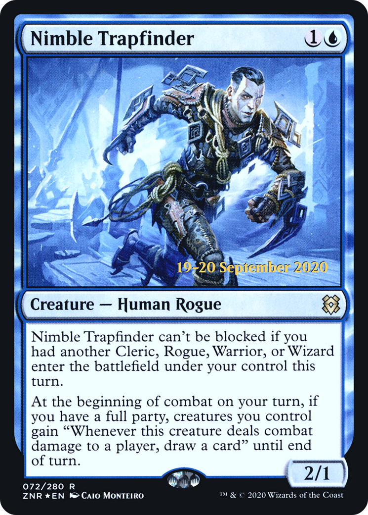 Nimble Trapfinder (PRE-72S) - Zendikar Rising Promos Foil