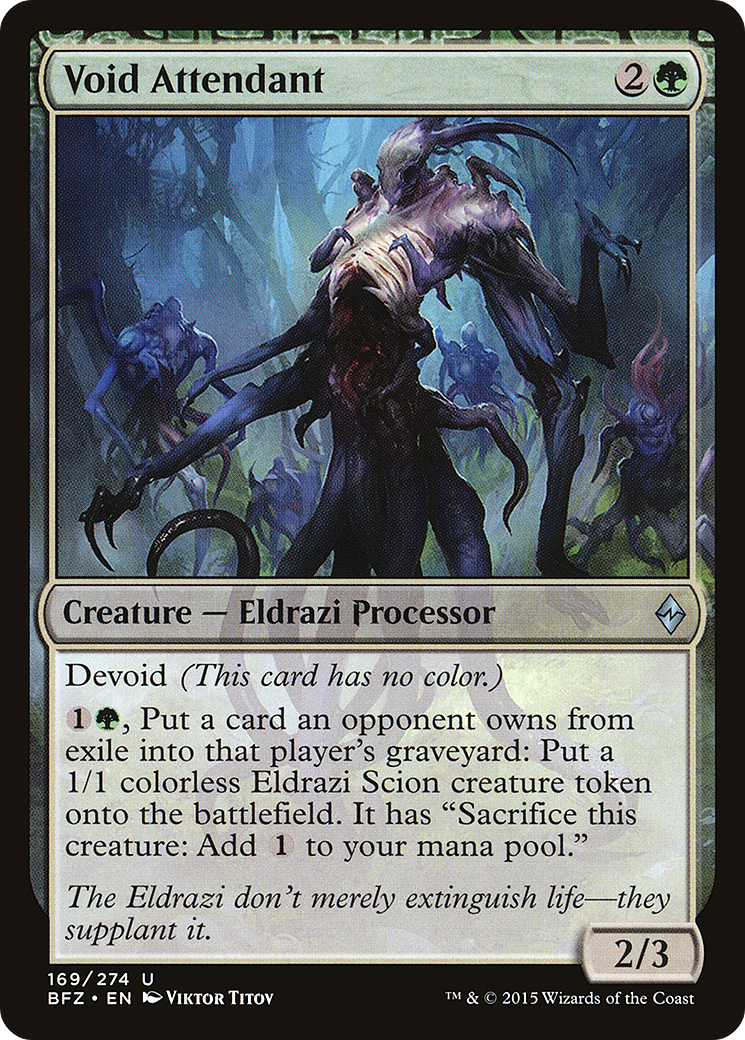 Void Attendant (BFZ-169) - Battle for Zendikar: (devoid) Foil