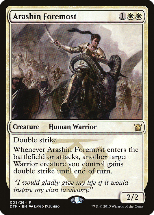 Arashin Foremost (DTK-003) - Dragons of Tarkir