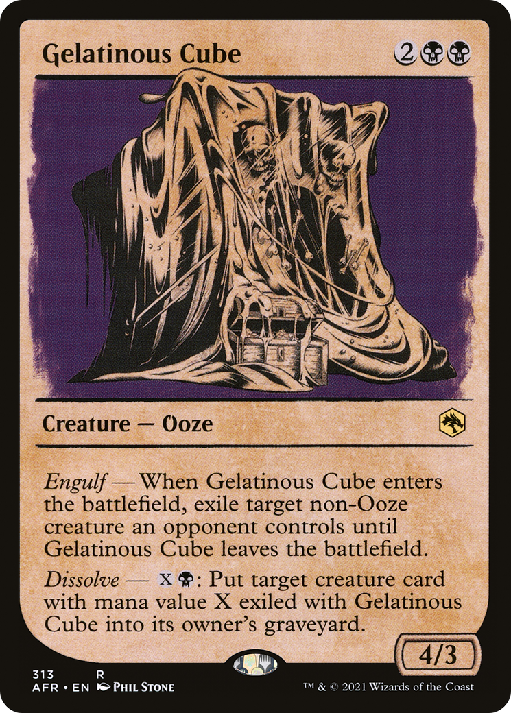 Gelatinous Cube (Showcase) (AFR-313) - Adventures in the Forgotten Realms: (Showcase) Foil