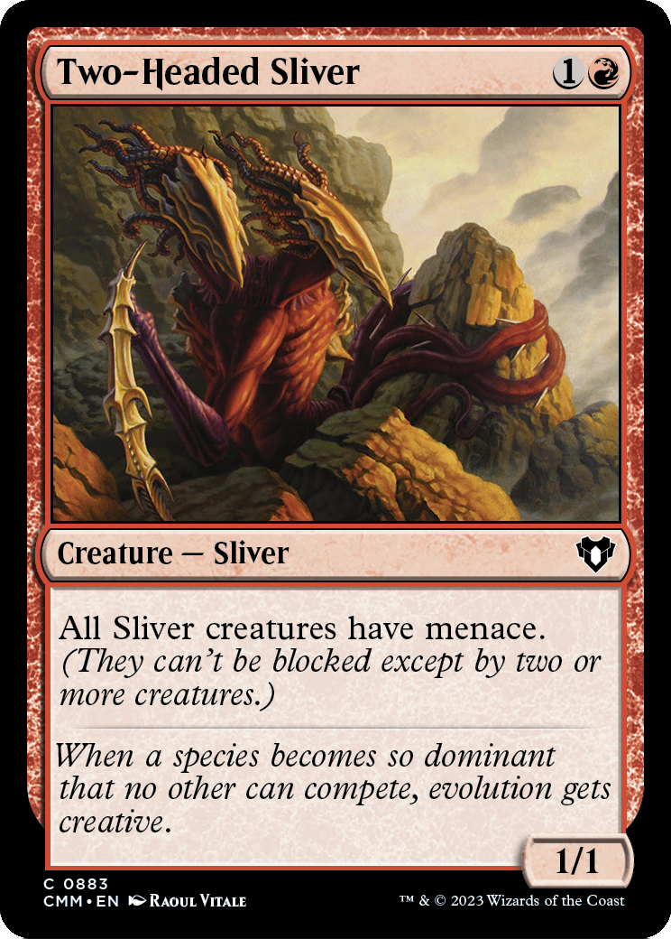 Two-Headed Sliver (CMM-883) - Commander Masters