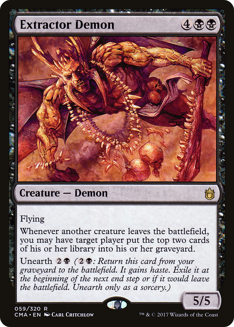Extractor Demon (CMA-059) - Commander Anthology