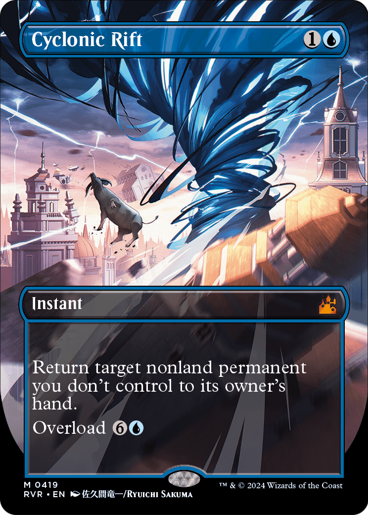 Cyclonic Rift (Anime Borderless) (RVR-419) - Ravnica Remastered