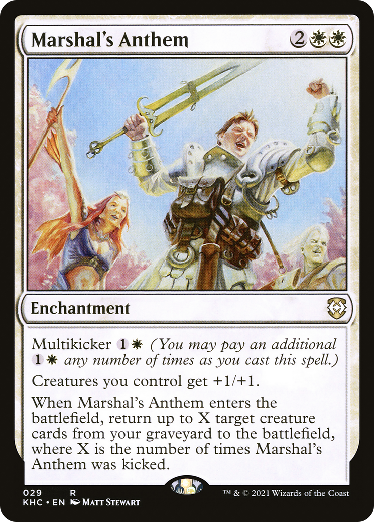 Marshal's Anthem (KHC-029) - Kaldheim Commander