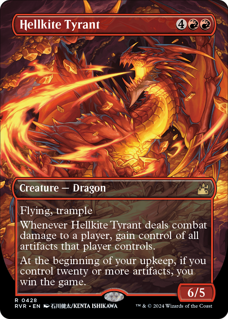 Hellkite Tyrant (Anime Borderless) (RVR-428) - Ravnica Remastered