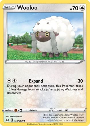 Wooloo (152) (152) 152  SWSH01 Sword & Shield Base Set - Common