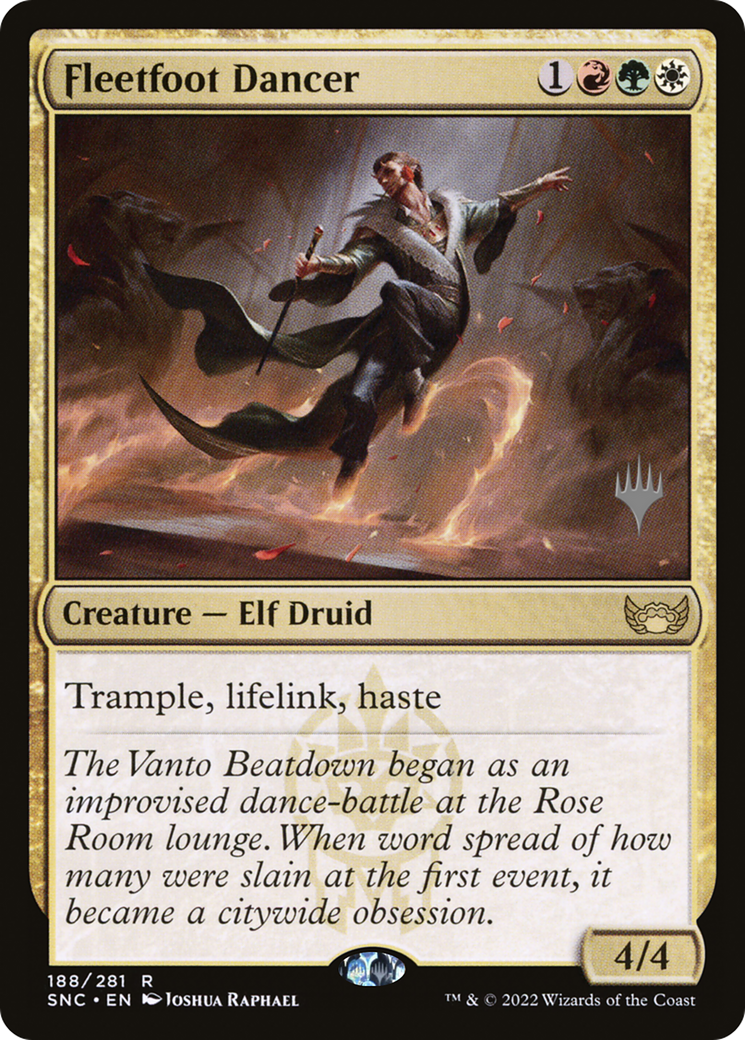 Fleetfoot Dancer (PPSNC-188) - Streets of New Capenna Promos