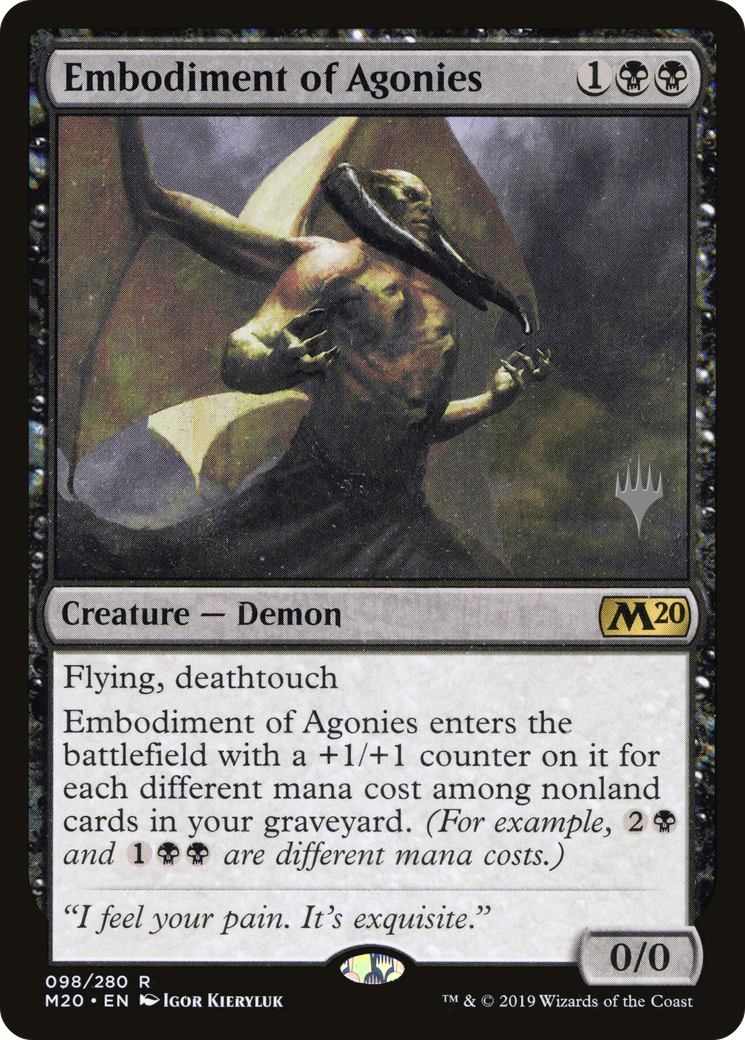 Embodiment of Agonies (PPM20-098) - Core Set 2020 Promos Foil