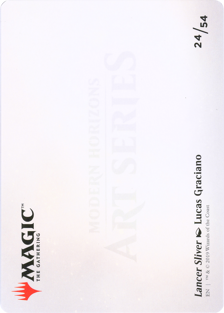 Lancer Sliver // Lancer Sliver (AMH1-024) - Modern Horizons Art Series (Borderless)