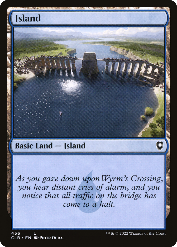 Island (456) (CLB-456) - Commander Legends: Battle for Baldur's Gate