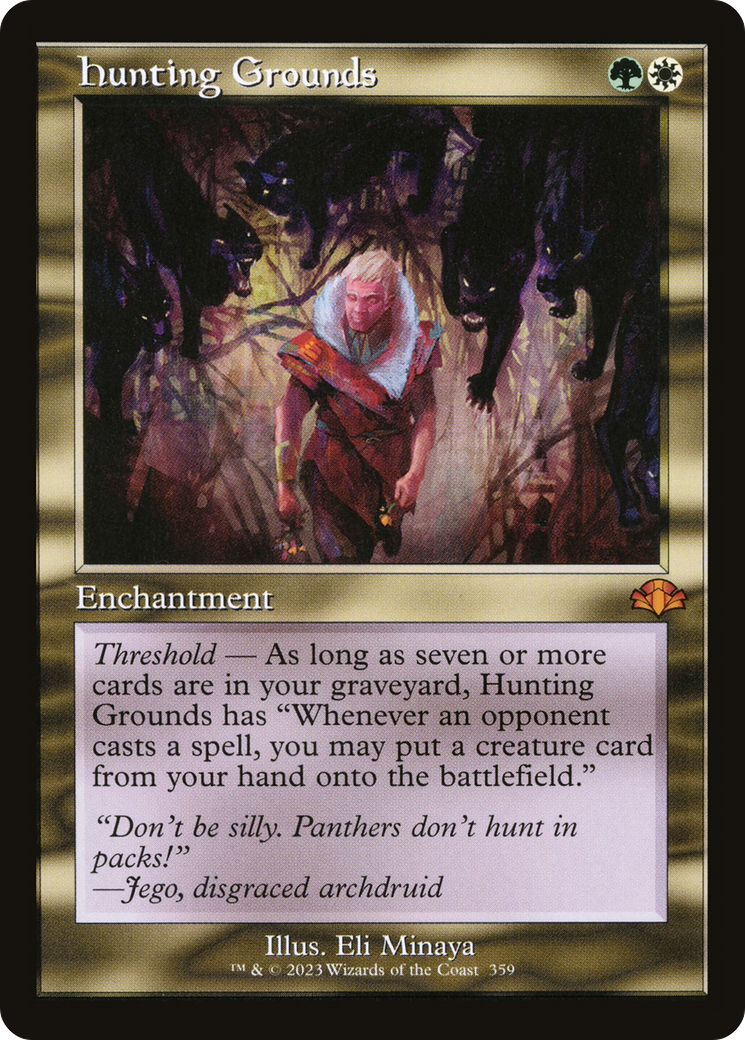 Hunting Grounds (Retro Frame) (DMR-359) - Dominaria Remastered Foil