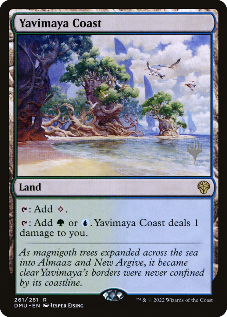 Yavimaya Coast (PPDMU-261) - Dominaria United Promos Foil