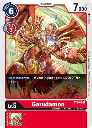 Garudamon (ST1-08) - Starter Deck 01: Gaia Red