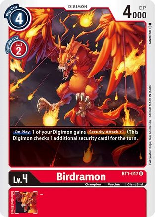 Birdramon - BT1-017 (BT1-017) - Release Special Booster 1.0