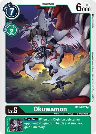 Okuwamon (BT1-077) - Release Special Booster 1.0