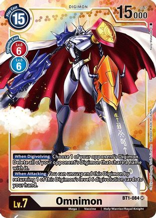 Omnimon (Alternate Art) (BT1-084) - Release Special Booster 1.0 Foil